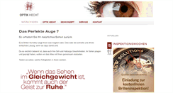 Desktop Screenshot of optik-hecht.de